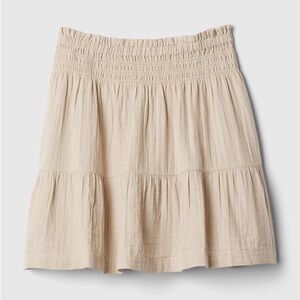 GAP Khaki Cotton Mini Skirt